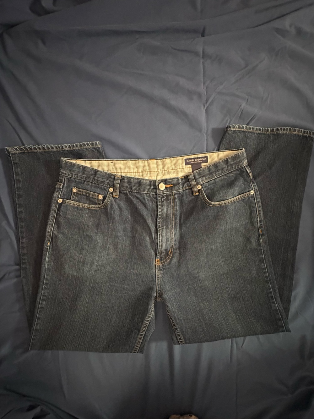 Daniel Cremieux Dark Blue Relaxed Fit Jeans